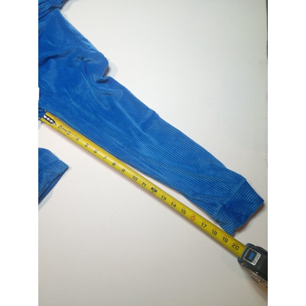NWT Teens Apparel Detroit Lions Blue Velour Hoodie Medium - Picture 6 of 7